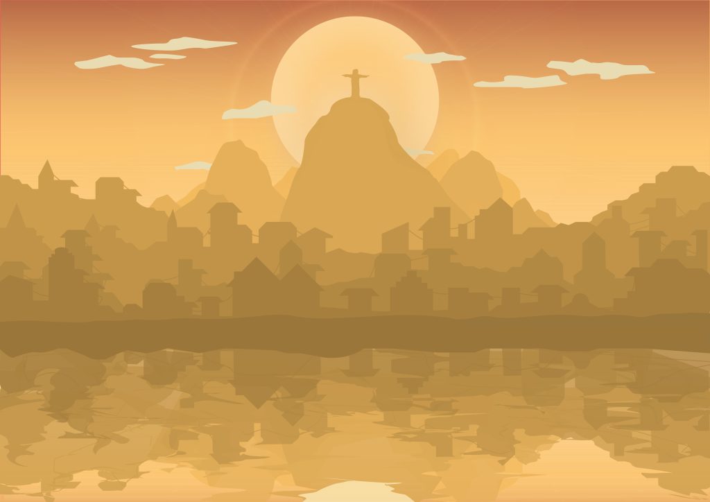 Illustration av Machu Pichu